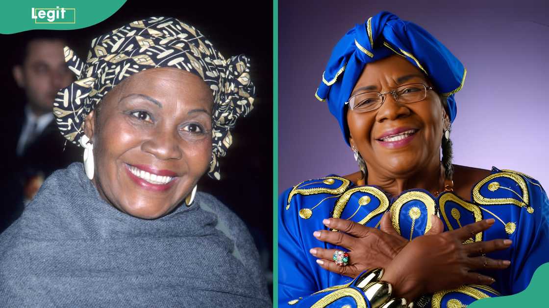 Irma P. Hall then and now