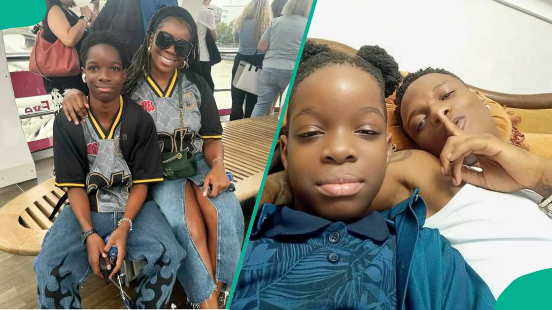 Wizkid's baby mama Shola Ogudu fires back at critic who made morbid wish about Son Bolu Champz