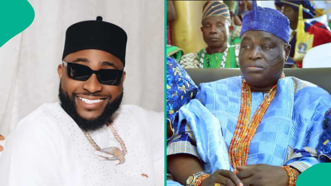 Davido buys brand new car for Timi of Ede Oba Adesola Lawal on his 70th birthday.