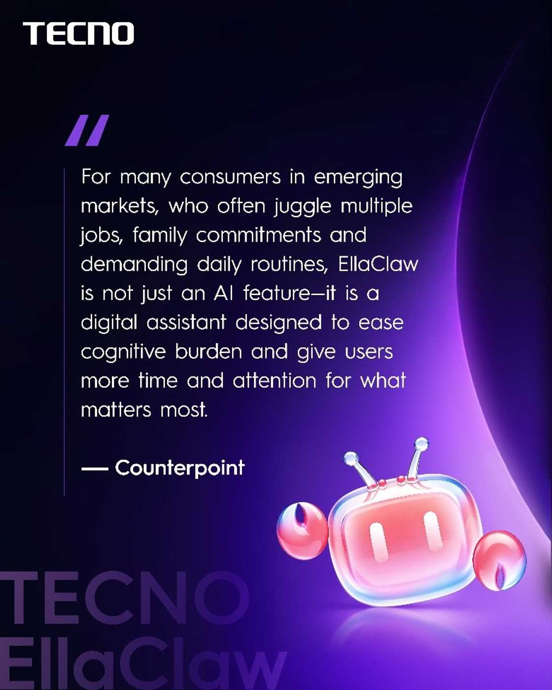 The AI Phone is Evolving into the ‘Agent Phone,’ & TECNO is Already Looking Ahead, Counterpoint Says