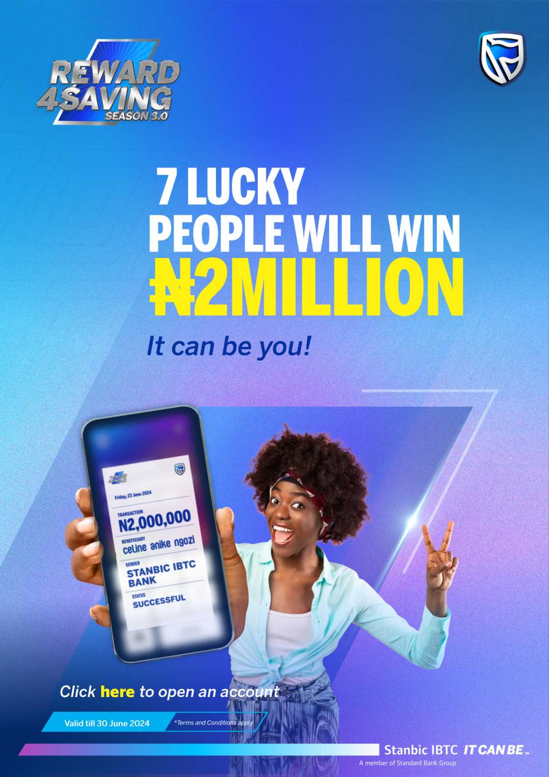 Stanbic IBTC Bank's Reward4savings Promo Returns with More Excitement