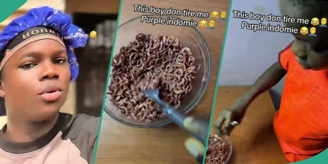 Man shares video of noodles his brother cooked Man shares video of noodles his brother cooked