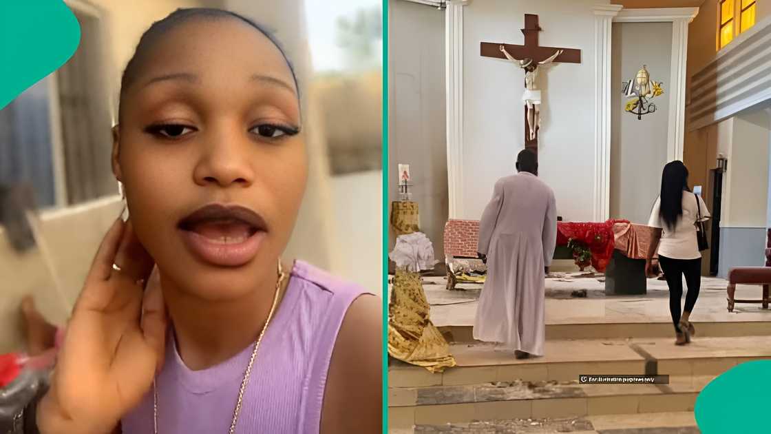 Nigerian lady shows progress after leg injury from church attack