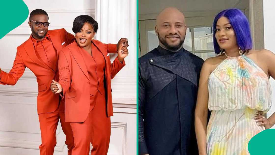 Funke Akindele, May Edochie, celebrities with messy marriage saga