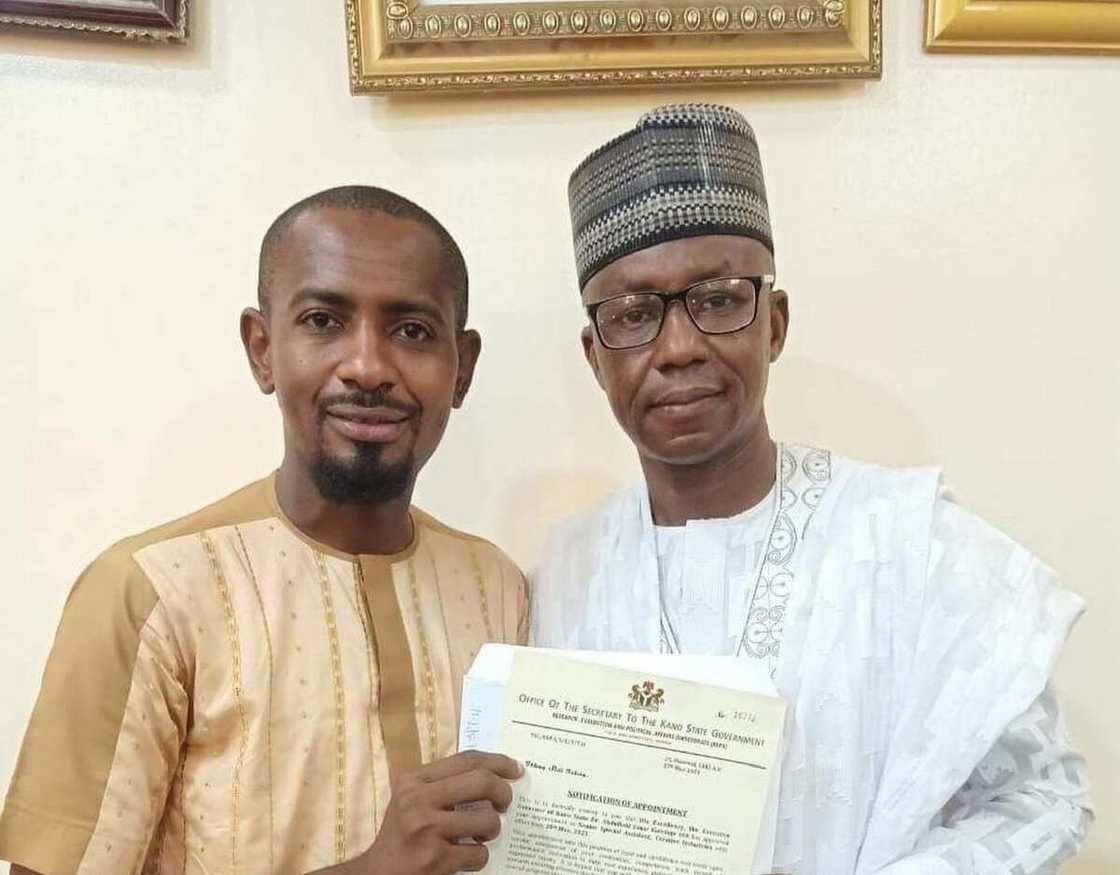 Ganduje ya nada Jarumin Kannywood Ishaq Sidi Ishaq mai bashi shawara Ganduje ya nada Jarumin Kannywood Ishaq Sidi Ishaq mai bashi shawara