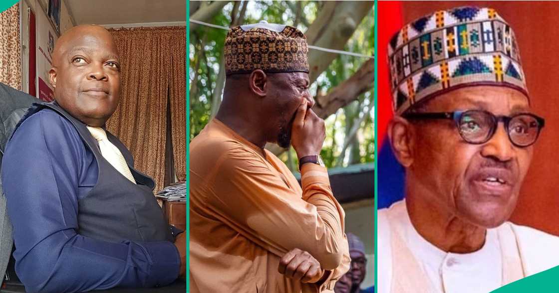 A Nigerian man, Adebanjo Adegbenro, shares what he noticed about Katsina state governor, Dikko Umaru Radda, who cried openly at ex-president Muhammadu Buhari’s burial on July 15, 2025. A Nigerian man, Adebanjo Adegbenro, shares what he noticed about Katsina state governor, Dikko Umaru Radda, who cried openly at ex-president Muhammadu Buhari’s burial on July 15, 2025.