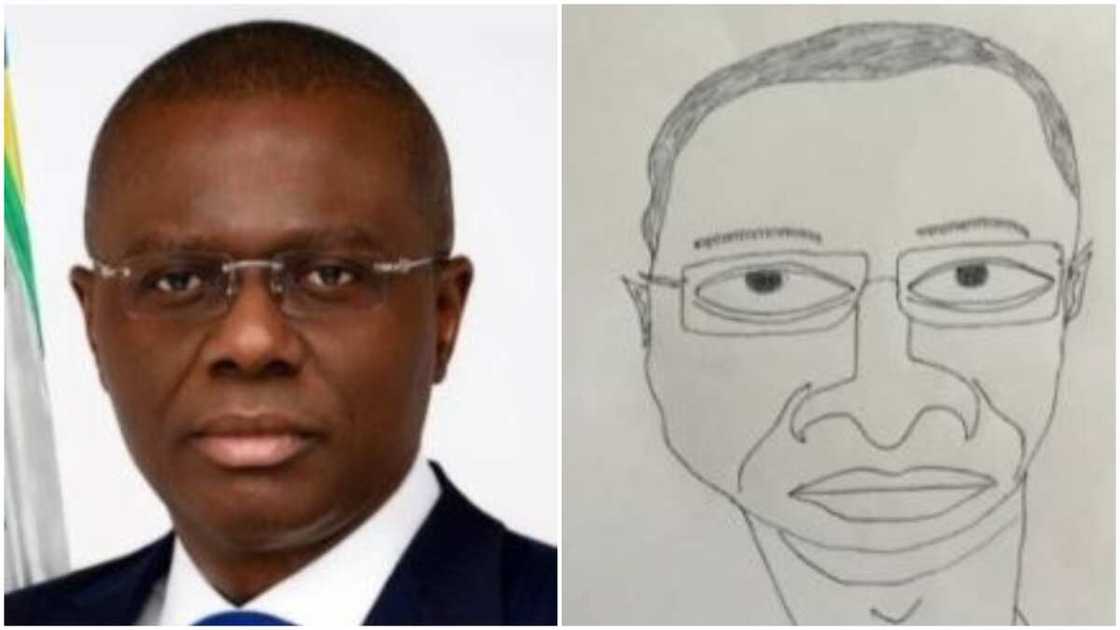 Governor Sanwo-Olu Questions Artist Over Funny Looking Portrait