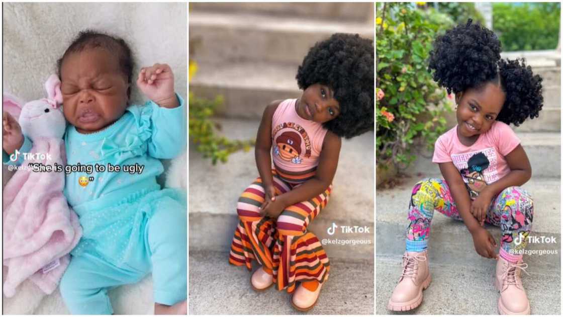 Transformation photos of kid/mother shared video of baby. Transformation photos of kid/mother shared video of baby.