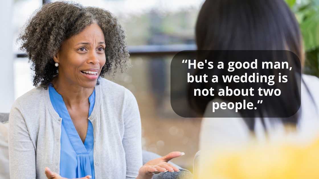 A mother talking with her daughter A mother talking with her daughter