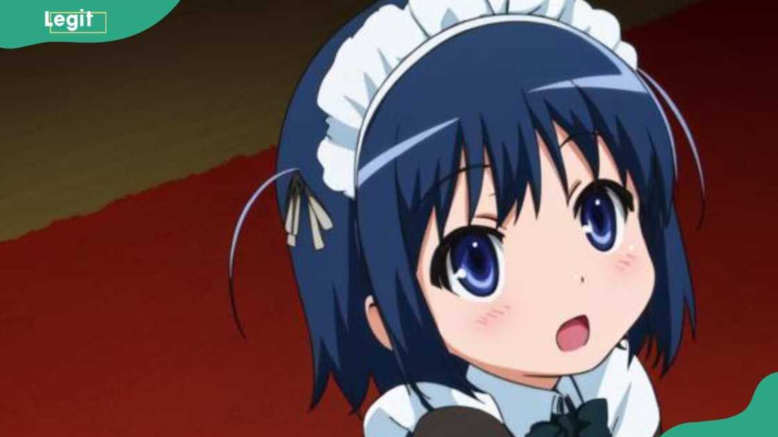 Asuha Tohara kneeling on the floor Asuha Tohara kneeling on the floor