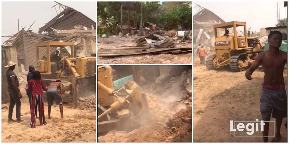 Father of 4 weeps as government demolish his house of 15 years, says his family are now homeless, seeks help Father of 4 weeps as government demolish his house of 15 years, says his family are now homeless, seeks help