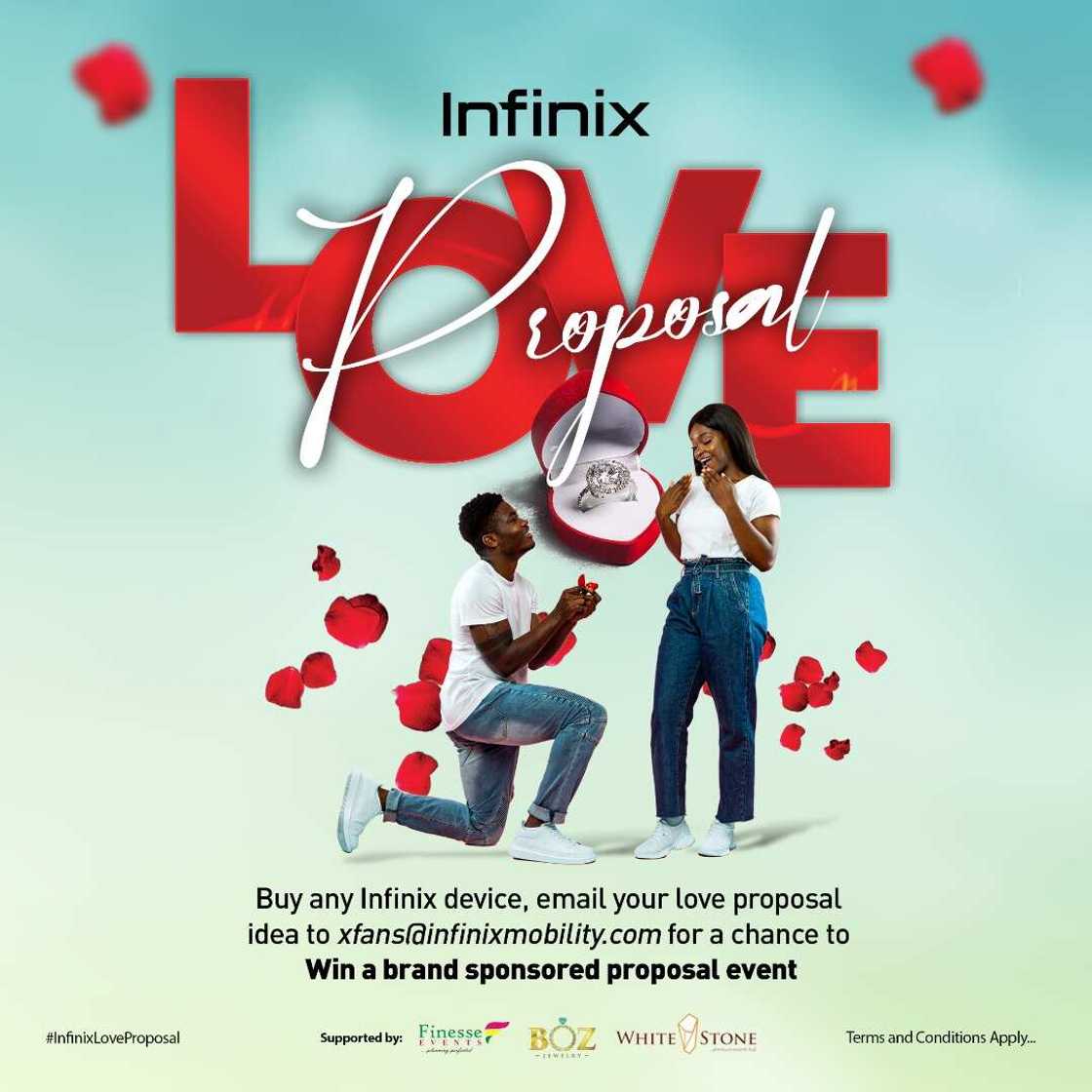 InfinixLoveProposal: Share your Proposal Idea or Story with Infinix, Win a Sponsored Proposal Event