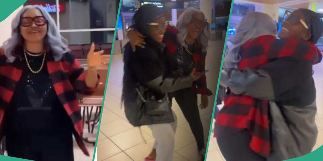 Mercy Aigbe and daughter Michelle reunite. Mercy Aigbe and daughter Michelle reunite.