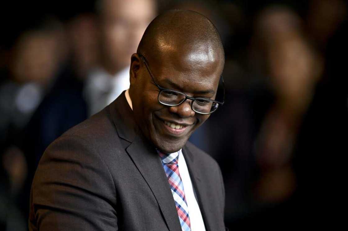 In this file photo taken on January 2, 2023, Brazilian Human Rights Minister Silvio de Almeida attends the swearing-in ceremony of new Justice Minister Flavio Dino in Brasilia In this file photo taken on January 2, 2023, Brazilian Human Rights Minister Silvio de Almeida attends the swearing-in ceremony of new Justice Minister Flavio Dino in Brasilia