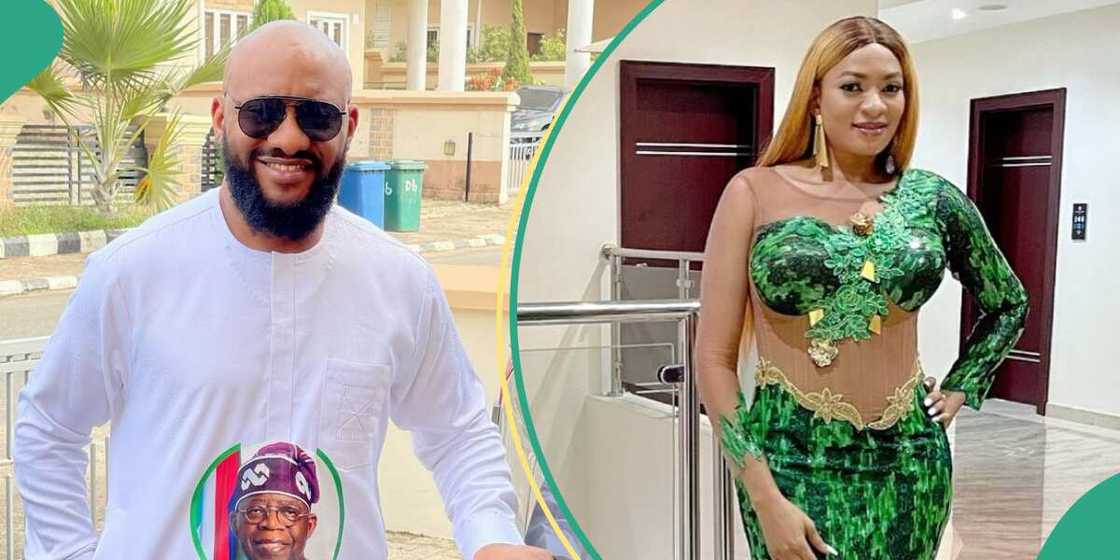 Fans taunt Yul Edochie over wife's video. Fans taunt Yul Edochie over wife's video.