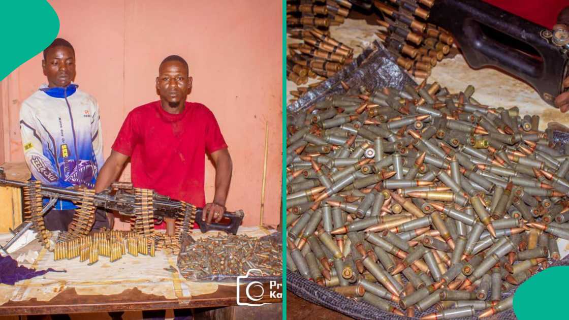 Mutanen da aka kama da makamai a jihar Katsina Mutanen da aka kama da makamai a jihar Katsina