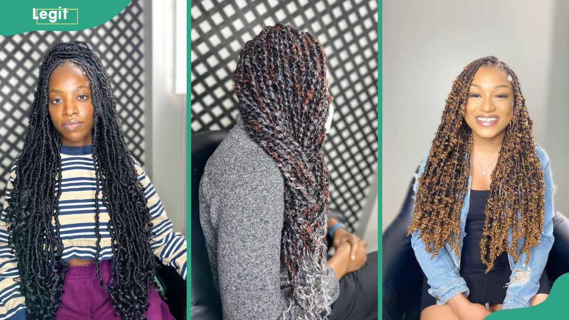 trendy faux locs styles