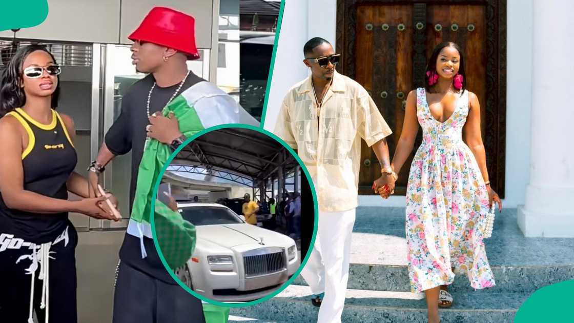 Priscilla Ojo's boyfriend arrives in Nigeria. Priscilla Ojo's boyfriend arrives in Nigeria.