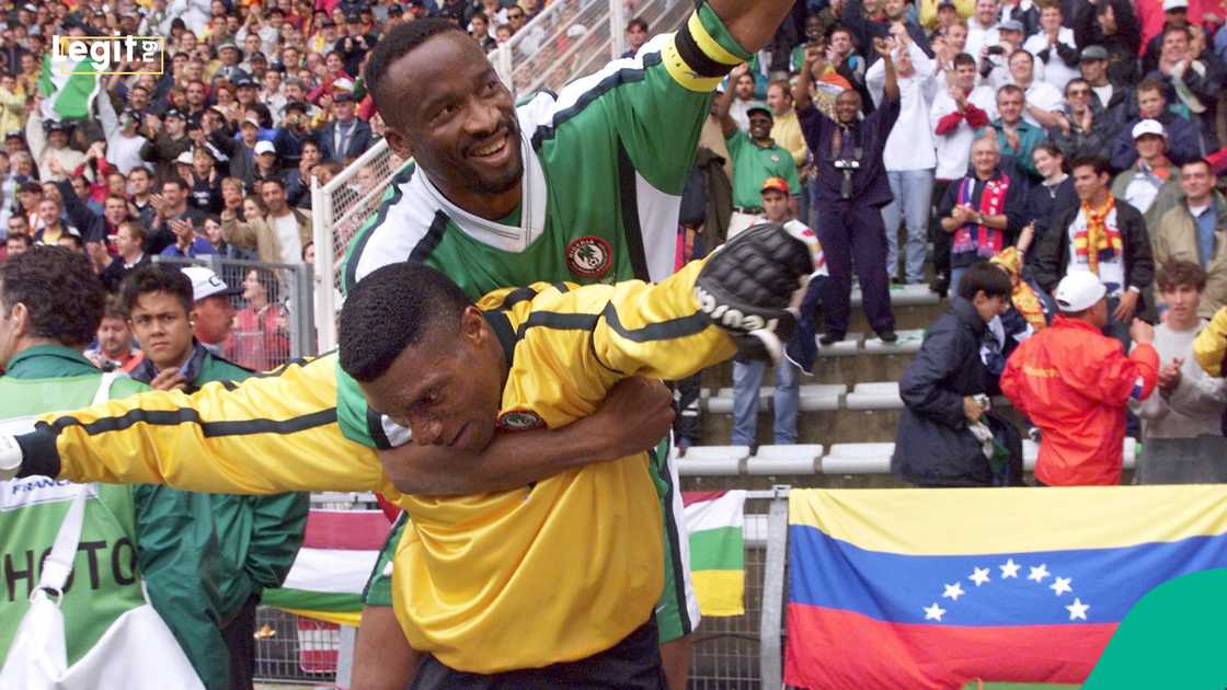 Peter Rufai, Uche Okechukwu, Nigeria, Spain, USA. Peter Rufai, Uche Okechukwu, Nigeria, Spain, USA.