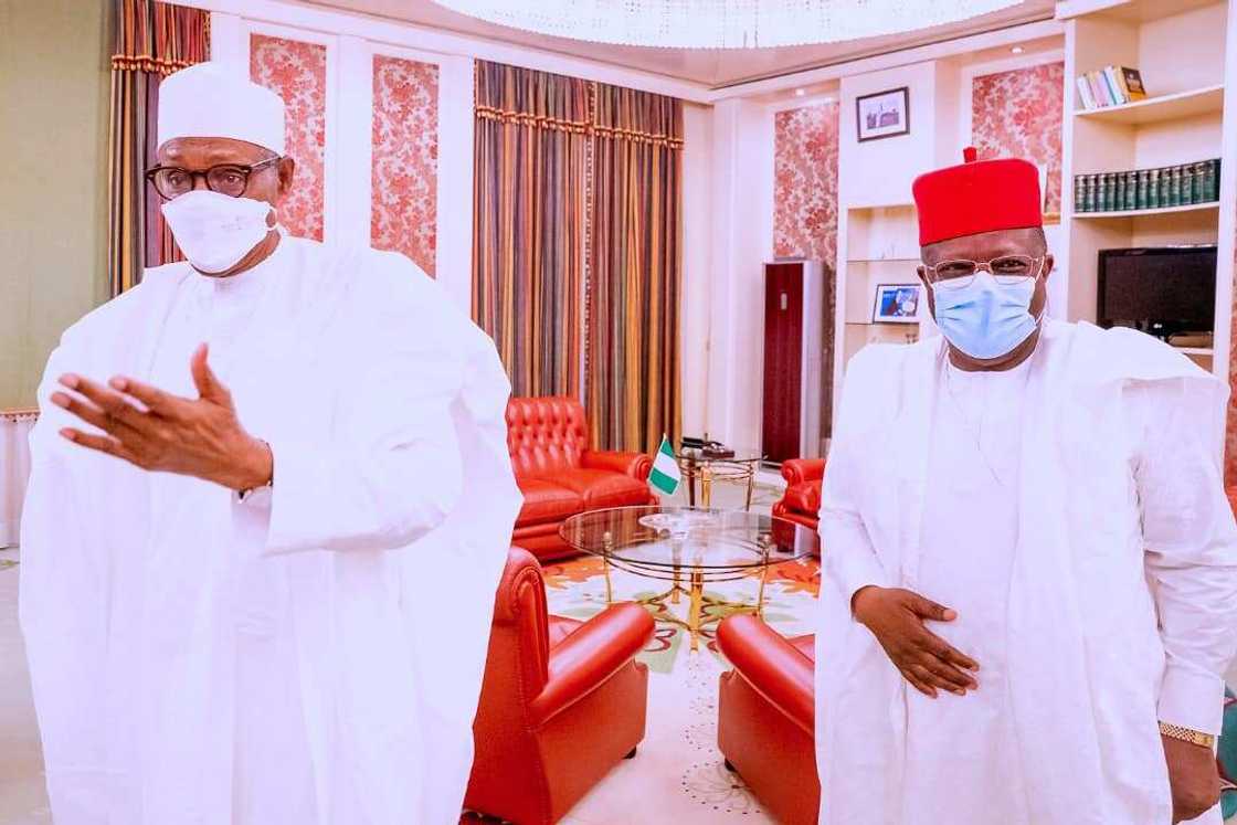 APC 2023: Ebonyi Governor Dave Umahi Joins 2023 Presidential Race, Informs Buhari APC 2023: Ebonyi Governor Dave Umahi Joins 2023 Presidential Race, Informs Buhari