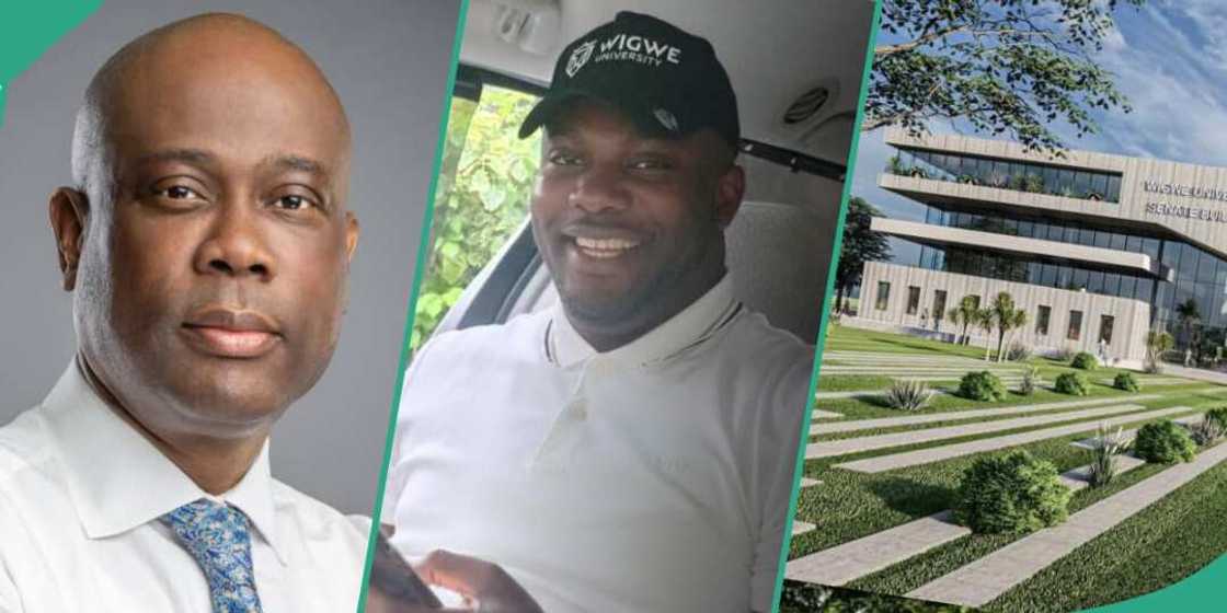 Man shares experience after wearing Wigwe university cap Man shares experience after wearing Wigwe university cap