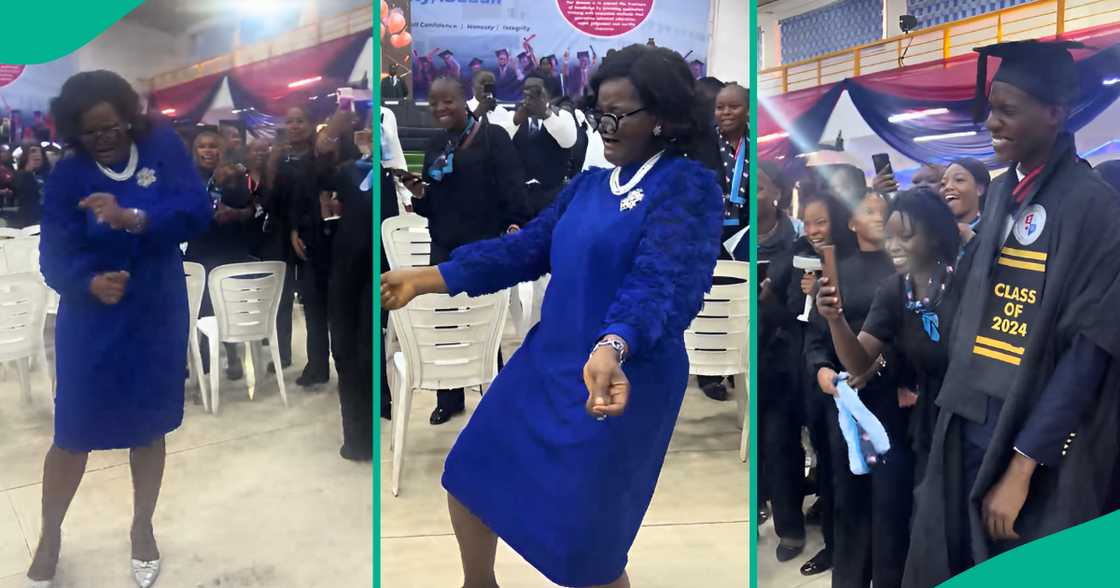 Lead City University student bags first class, his mum weeps and dances at graduation ceremony