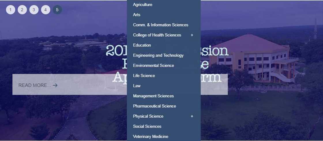 University of Ilorin courses University of Ilorin courses