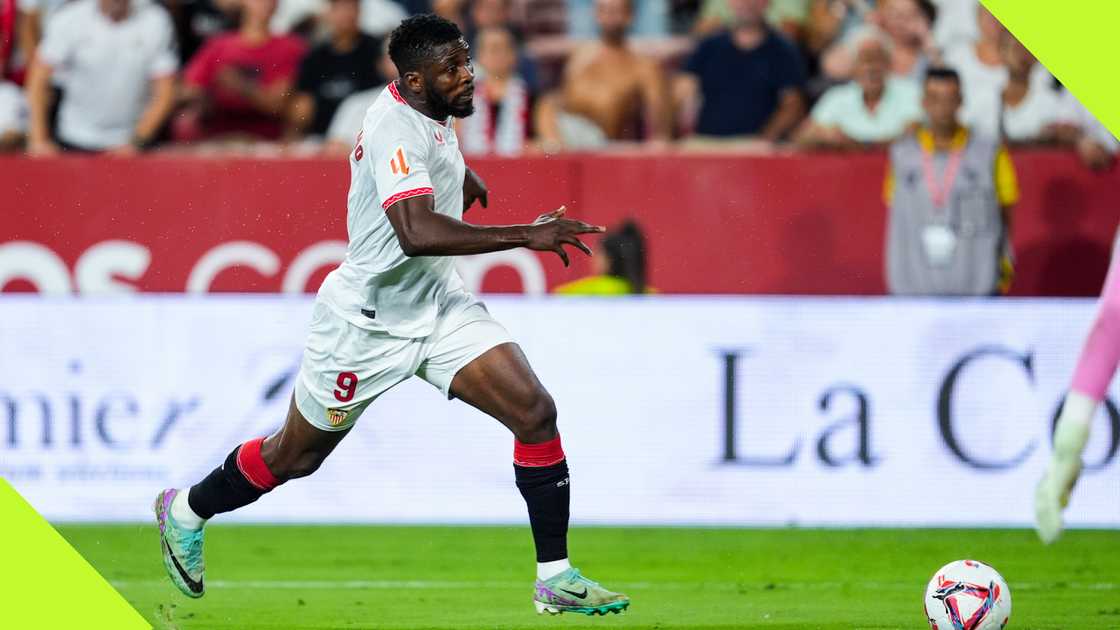 Kelechi Iheanacho featured in Sevilla's loss to Villarreal