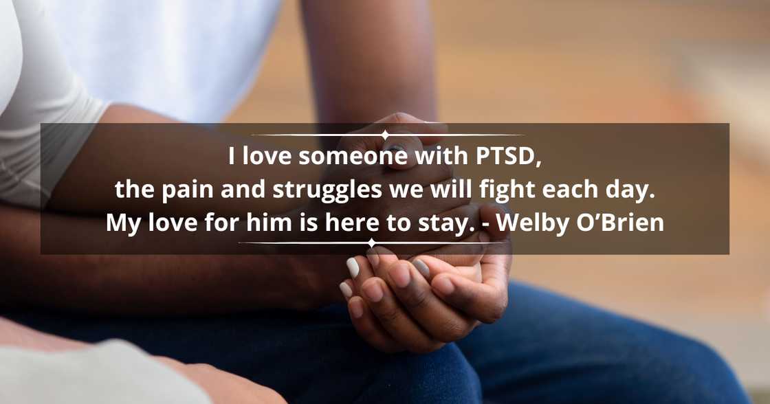 Quotes about the experience of PTSD in relationships