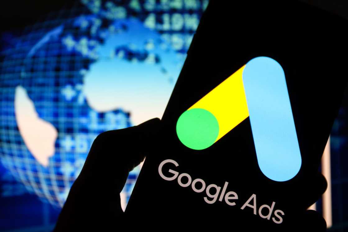 Google Ads logo seen displayed