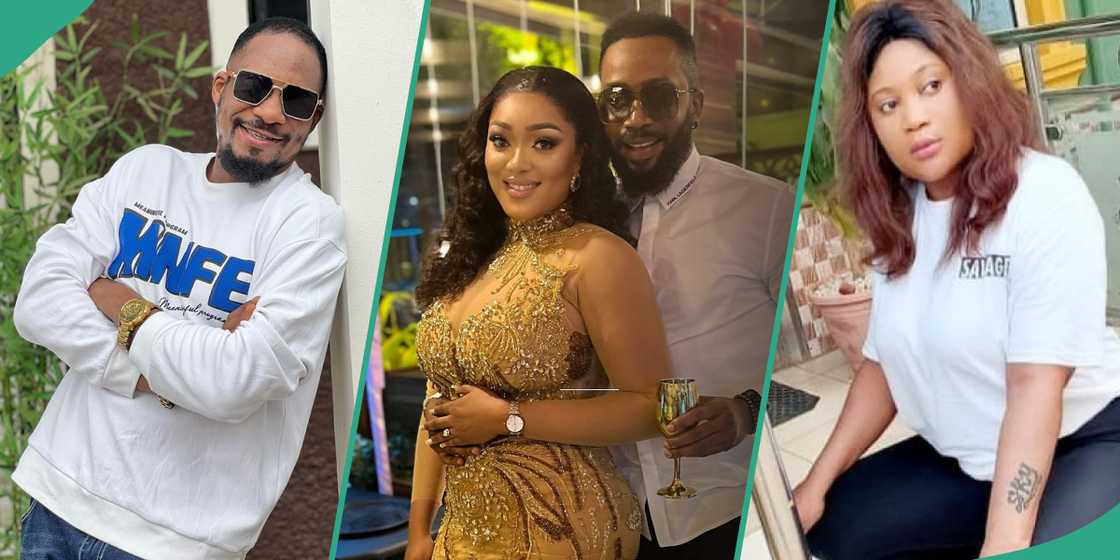 Junior Pope, Freddie Leonard and wife, Esther Nwachukwu Junior Pope, Freddie Leonard and wife, Esther Nwachukwu