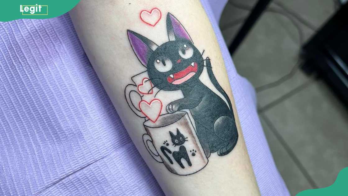 Jiji from Kiki’s Delivery Service tattoo Jiji from Kiki’s Delivery Service tattoo