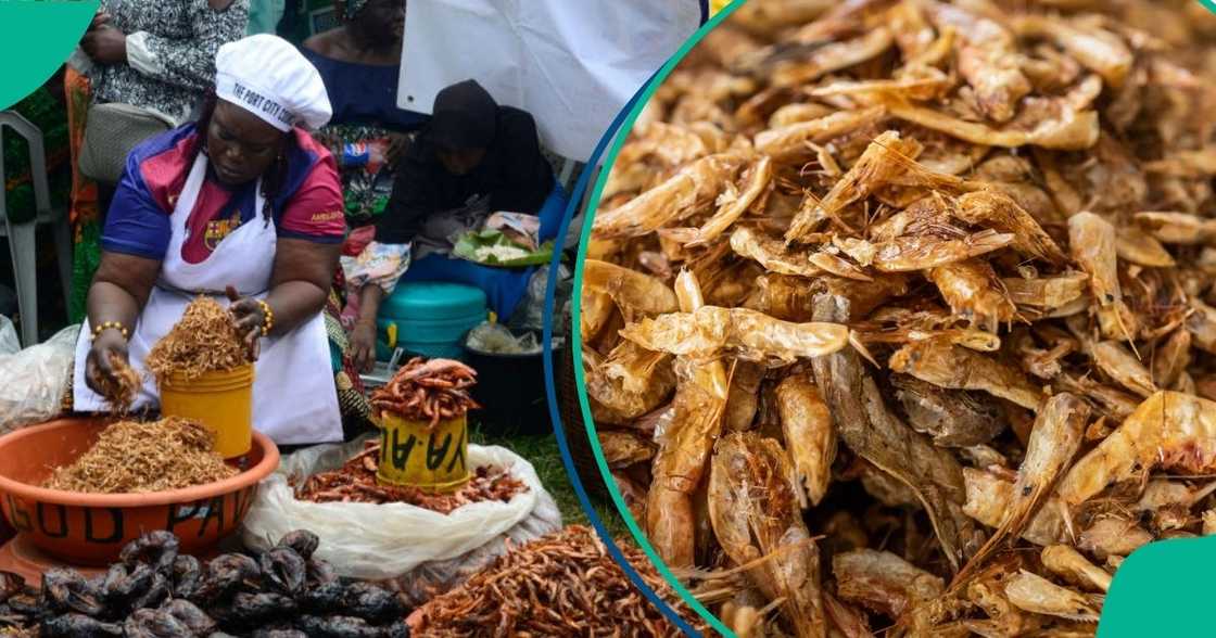 Crayfish price rises in Lagos markets. Crayfish price rises in Lagos markets.
