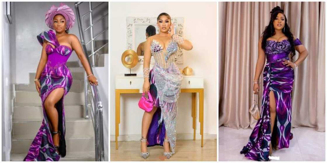 Photos of Nigerian celebrities.