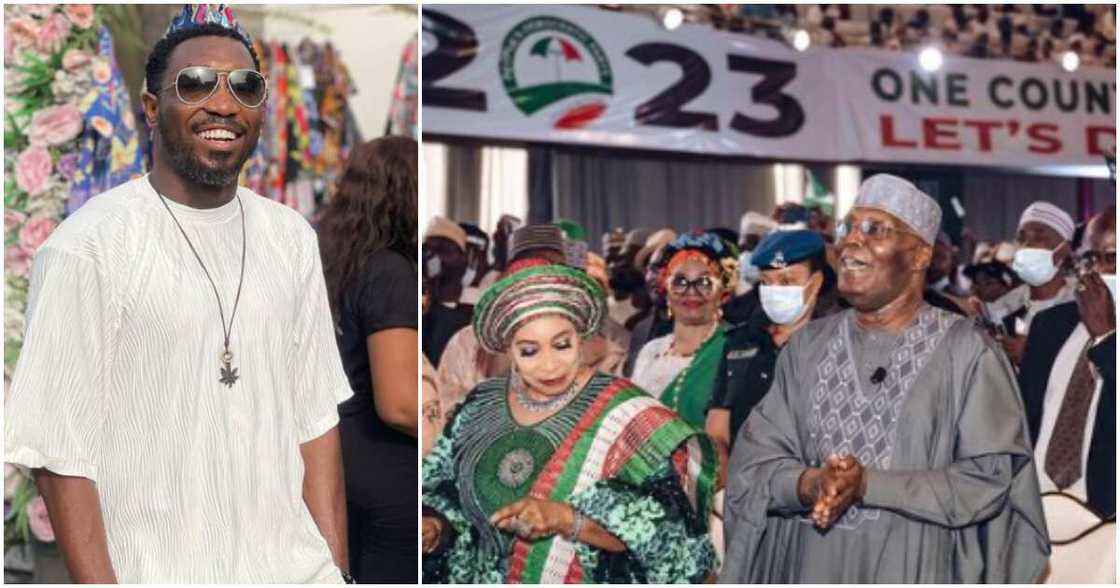 Timi Dakolo, Atiku's political rally Timi Dakolo, Atiku's political rally