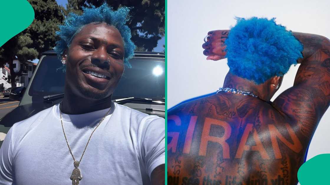 Asake shares new photos showing his body ink. Asake shares new photos showing his body ink.