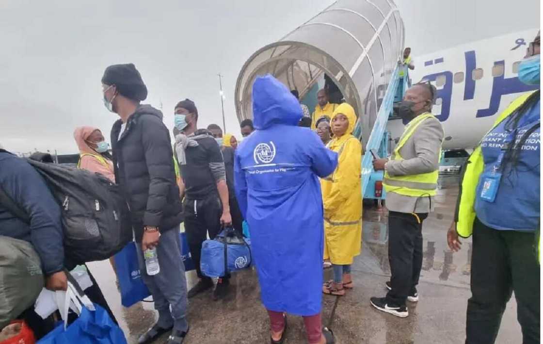 An dawo da 'yan Najeriya daga Libya An dawo da 'yan Najeriya daga Libya