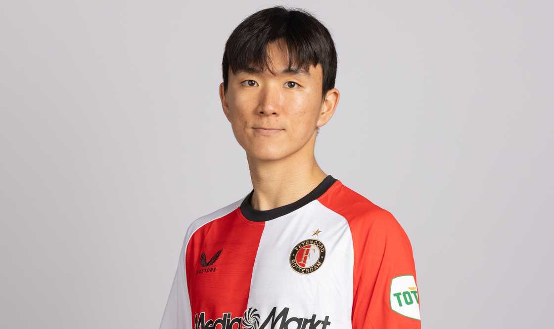 Hwang In‑beom poses standing during the 2024 UEFA Media Access Day