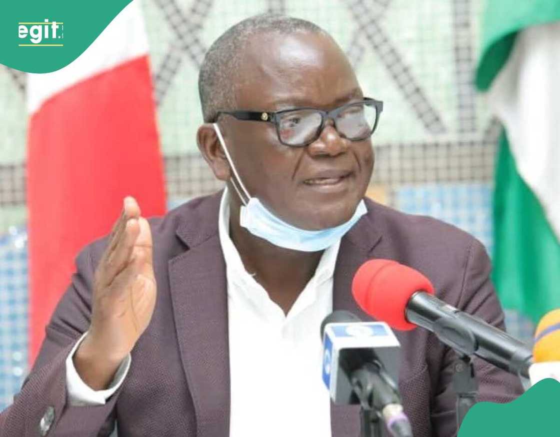 Tsohon gwamnan Benue, Samuel Ortom. Tsohon gwamnan Benue, Samuel Ortom.