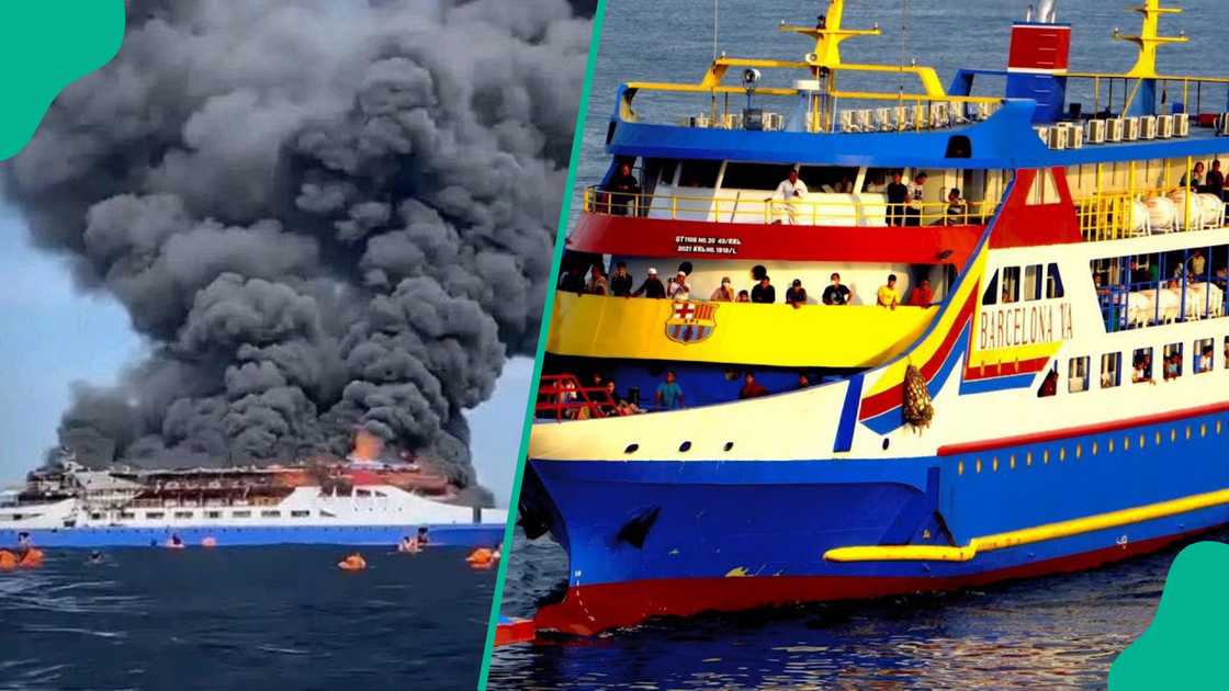 Jirgin ruwa dauke da fasinjoji 571 ya kama da wuta a tsakiyar teku, an ceto 650 Jirgin ruwa dauke da fasinjoji 571 ya kama da wuta a tsakiyar teku, an ceto 650