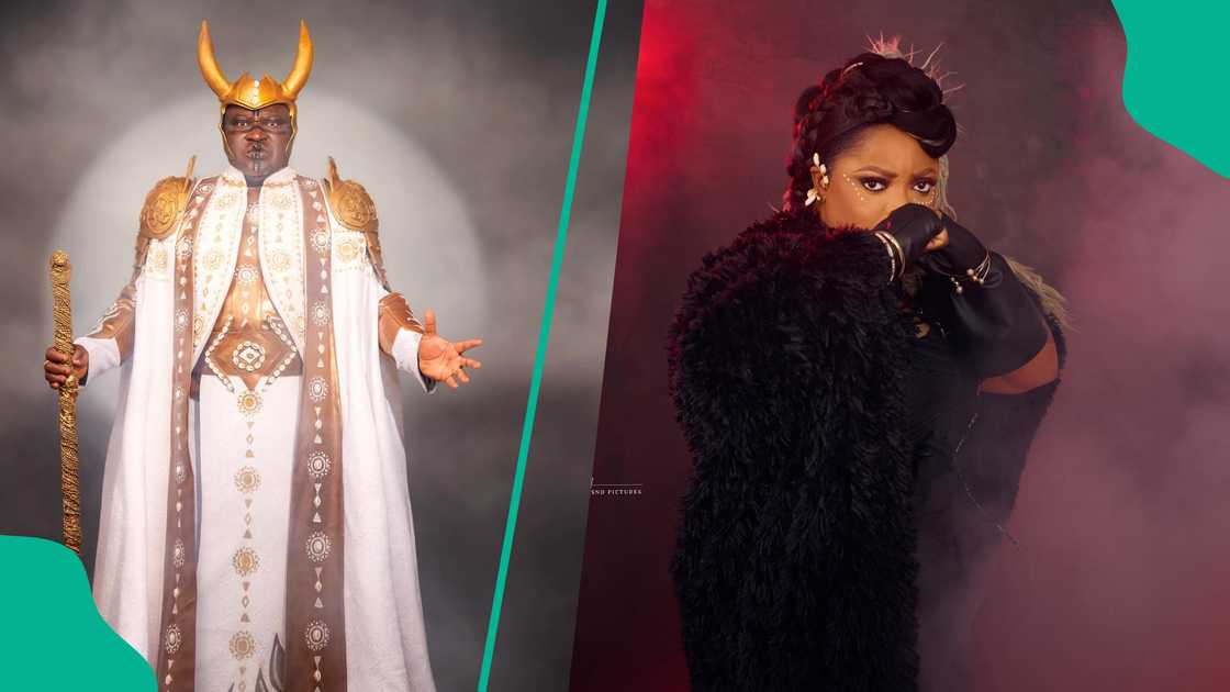 Femi Branch and Juliana Olayode wear daunting outfits Femi Branch and Juliana Olayode wear daunting outfits