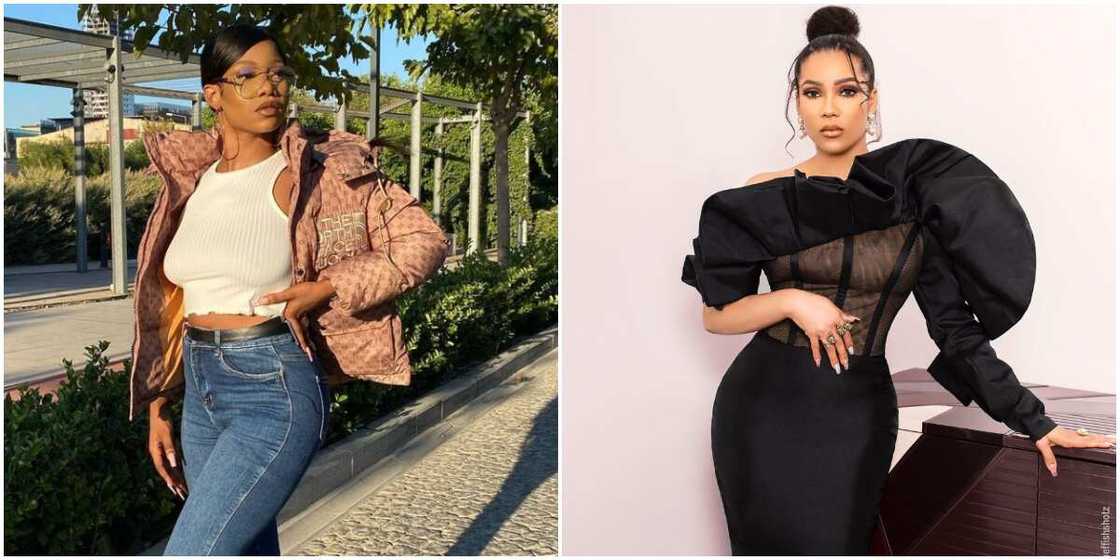 BBNaija's Tacha and Maria BBNaija's Tacha and Maria