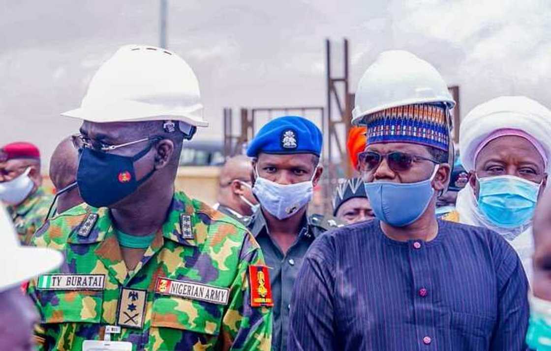 Ruga settlement: Governor Matawalle, Buratai inspect project in Zamfara (photo)