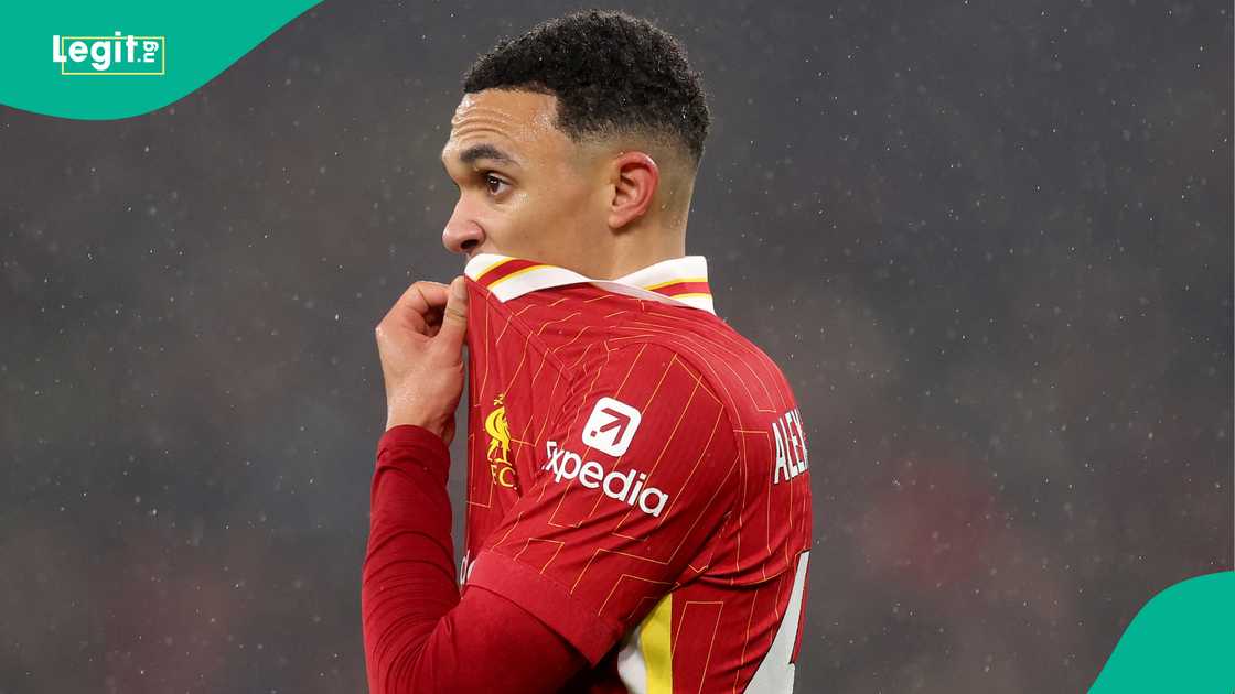 Trent Alexander-Arnold, Manchester United, Anfield, Liverpool, Merseyside, England, Premier League. Trent Alexander-Arnold, Manchester United, Anfield, Liverpool, Merseyside, England, Premier League.