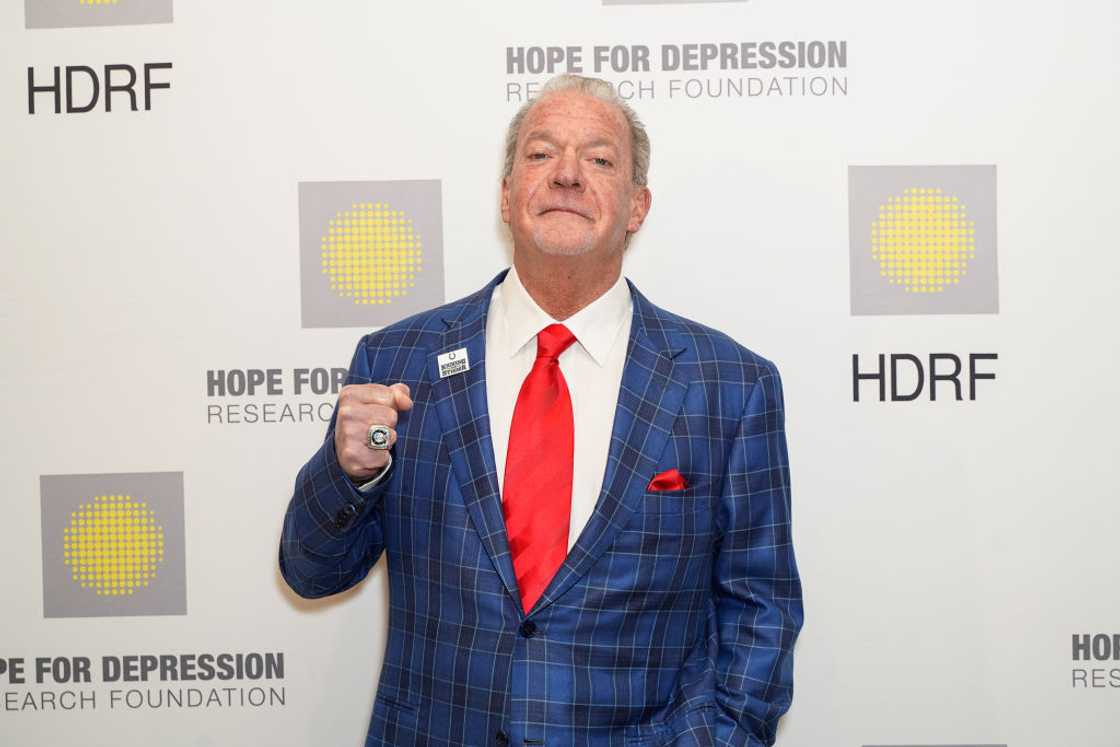 Jim Irsay attends the 15th Annual HOPE luncheon seminar honoring Michael Phelps Jim Irsay attends the 15th Annual HOPE luncheon seminar honoring Michael Phelps