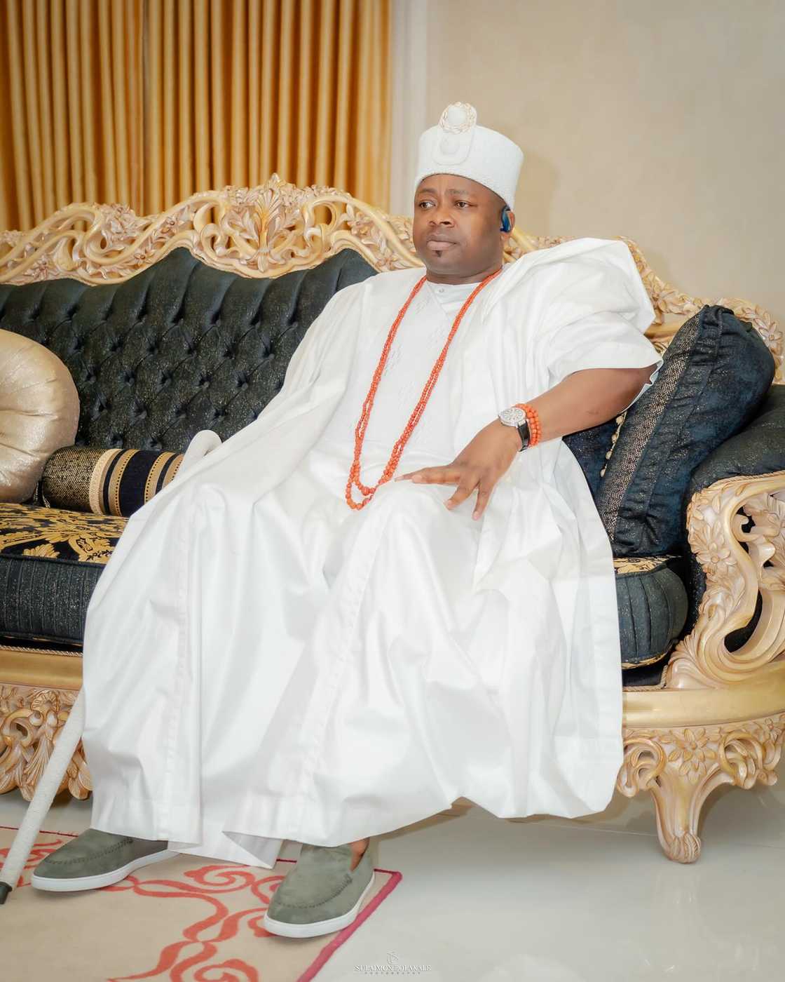 Oba Elegushi shows off his collection of watches Oba Elegushi shows off his collection of watches