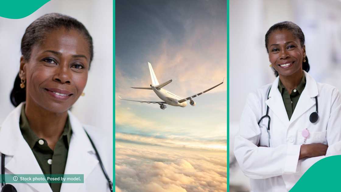 Woman who moved abroad earns her first salary. Woman who moved abroad earns her first salary.