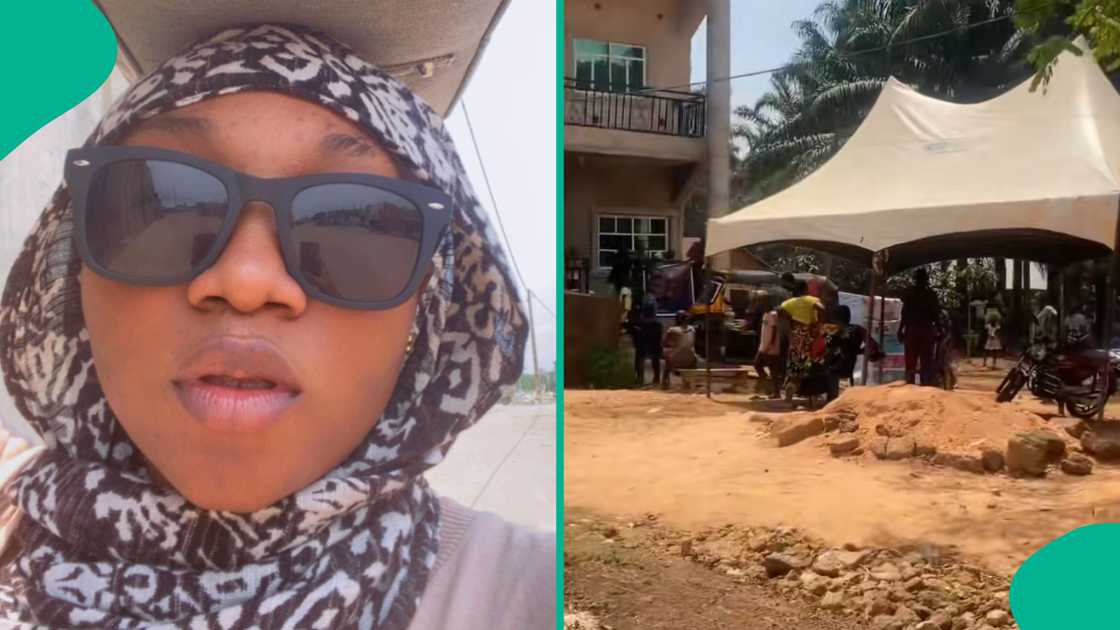 Lady posts video of her last born sister who got married. Lady posts video of her last born sister who got married.