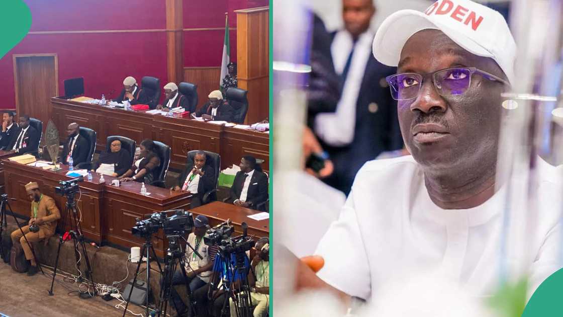 There was gunshots that disrupted the sitting of the Edo state governorship election tribunal in Benin city, the state capital. There was gunshots that disrupted the sitting of the Edo state governorship election tribunal in Benin city, the state capital.
