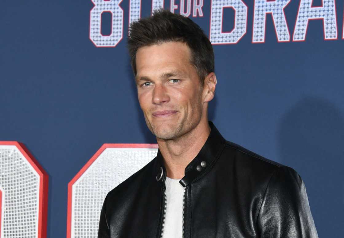 Tom Brady at Regency Village Theatre in Los Angeles, California.